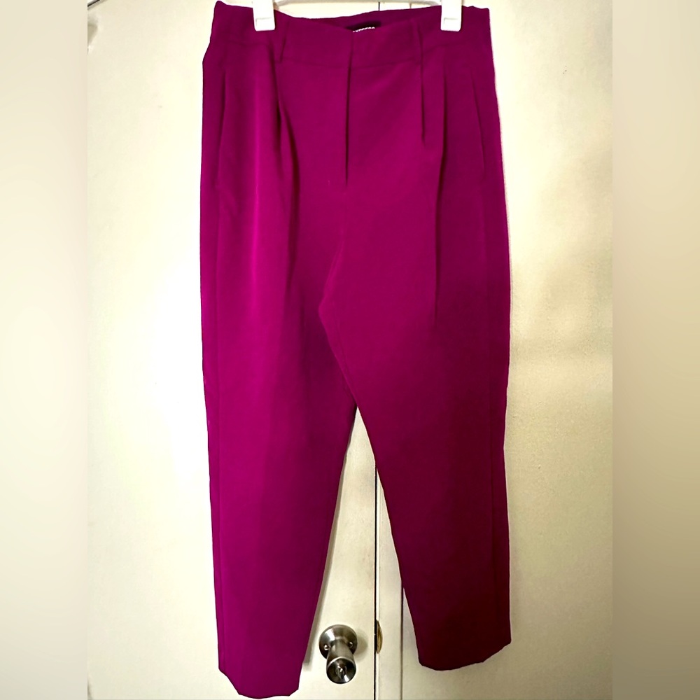 Dark Pink Dress Pants